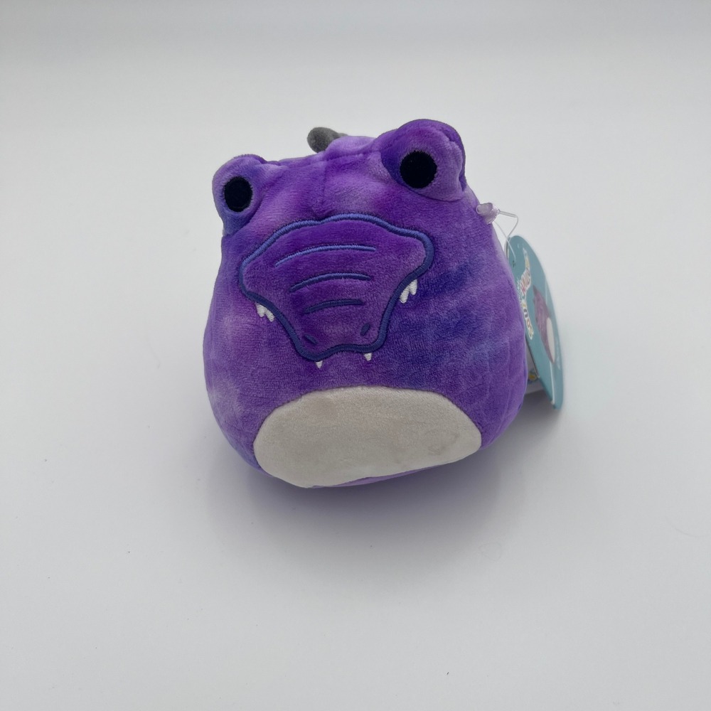 Modern Kellytoy Squishmallows Dove Alligator Plush Purple 5 Inch Rare Cute
